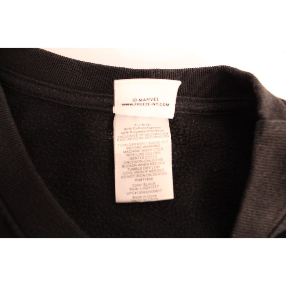 Marvel Comics Sweatshirt XL Youth Deadpool Maximum Effort 91 Embroidered Graphic - Picture 4 of 9